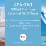 ASAKUKI 500ml Premium Essential Oil Diffuser: Top-Rated Aromatherapy for Wellness & Relaxation